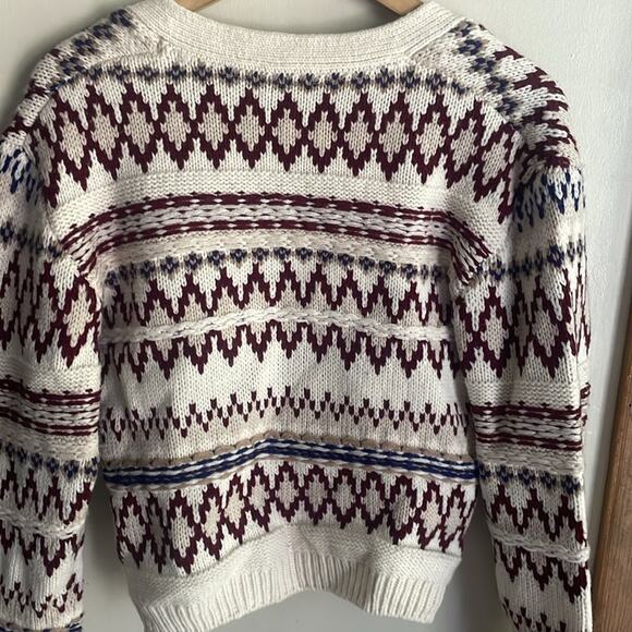 RAG & BONE Willow Fair Isle Wool Cardigan - Picture 11 of 16